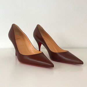 NEW Christian Louboutin Clare 80 Nappa Pumps - Sz 37